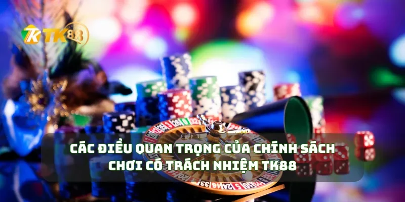 Chơi Có Trách Nhiệm TK88 3 Các điều quan trọng của chính sách chơi có trách nhiệm TK88